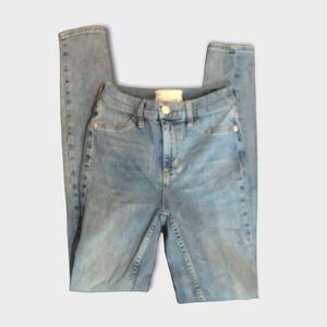 Free People Size 26 High Waist Light Wash Skinny Jeans